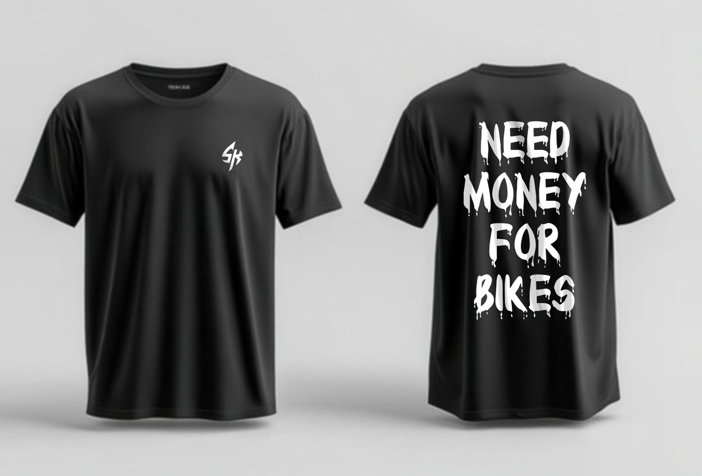 T-shirt Besoin d'argent pour les vélos