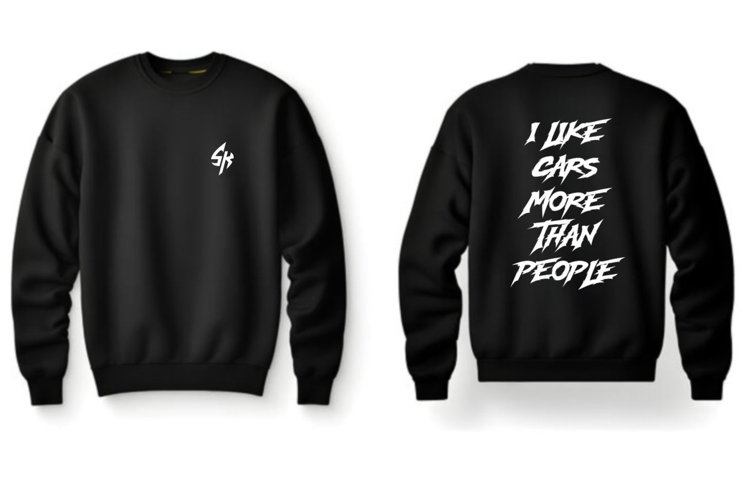 J'aime plus les voitures que les gens