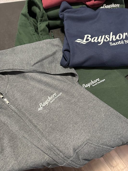 Sweats à capuche à fermeture éclair personnalisés (gilet)