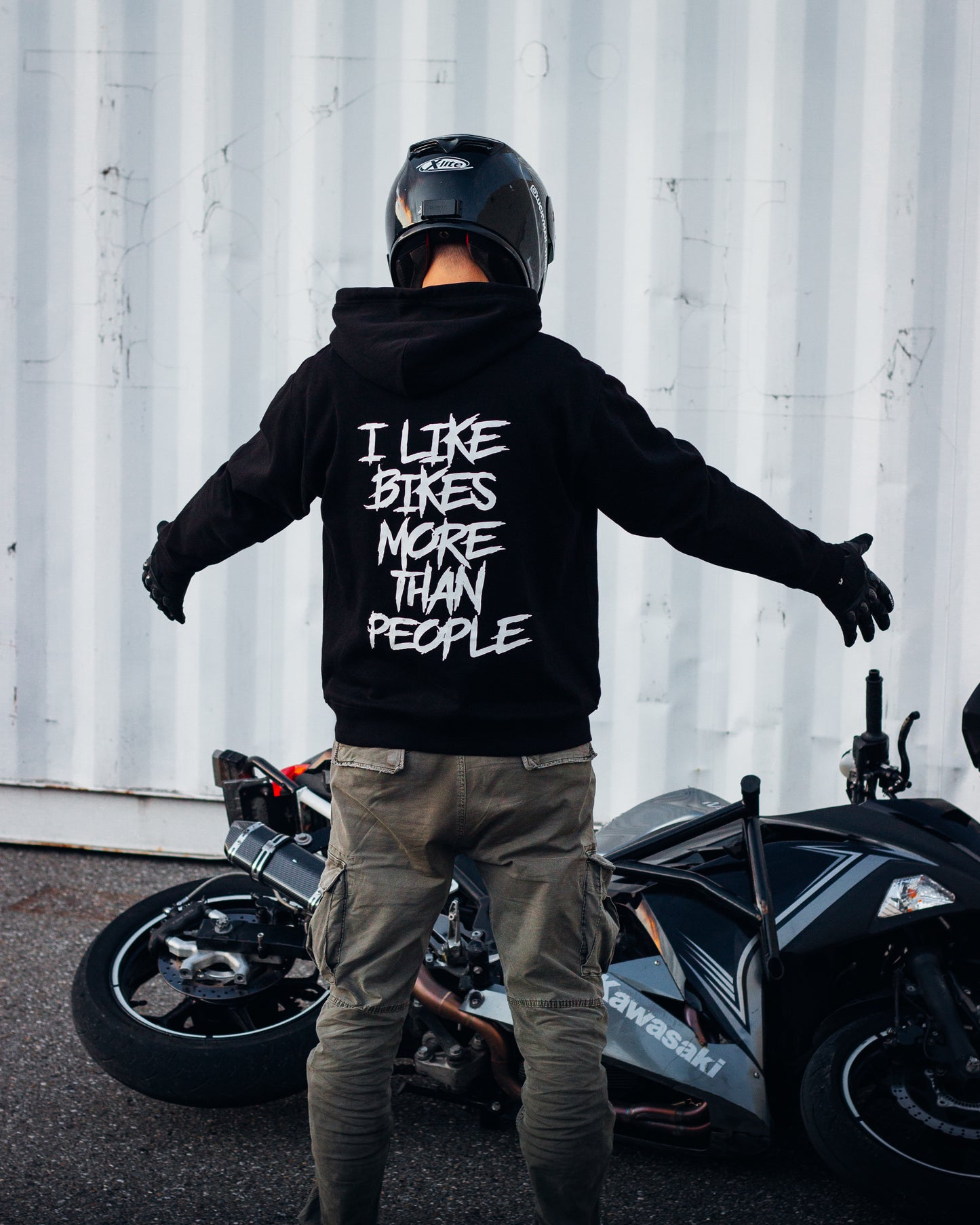 I Like Bikes More Than People Hoodie