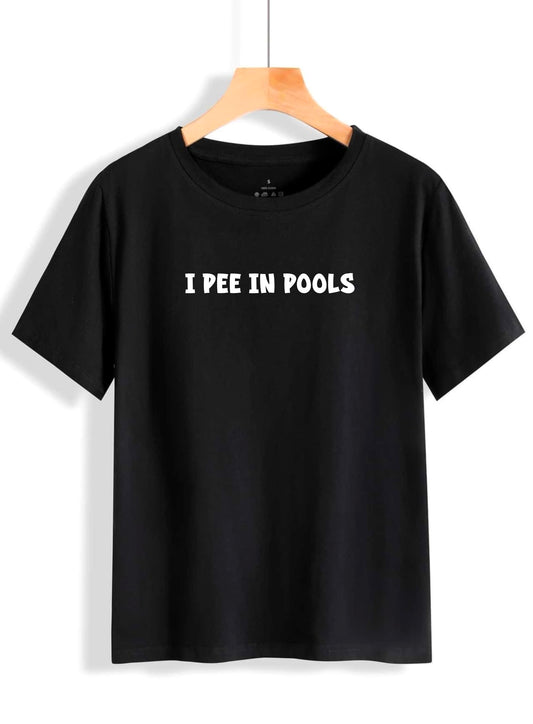 T-shirt Je fais pipi dans les piscines